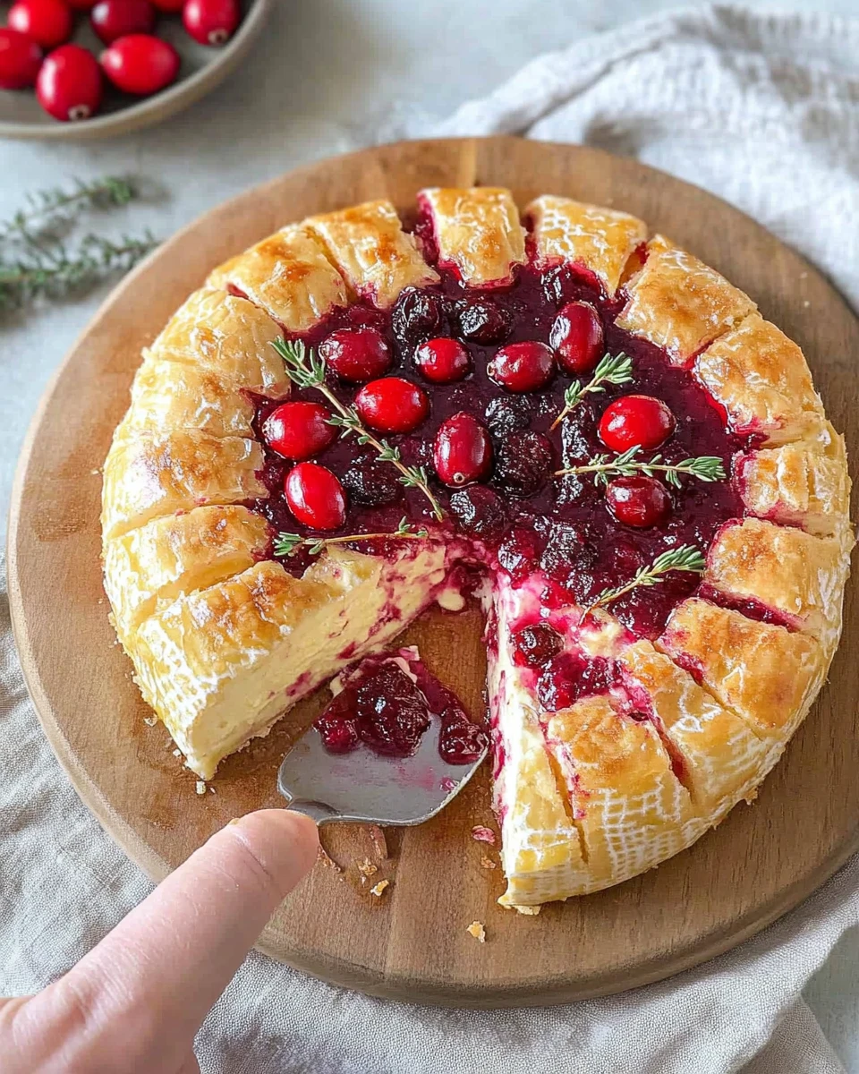 Cranberry Baked Brie