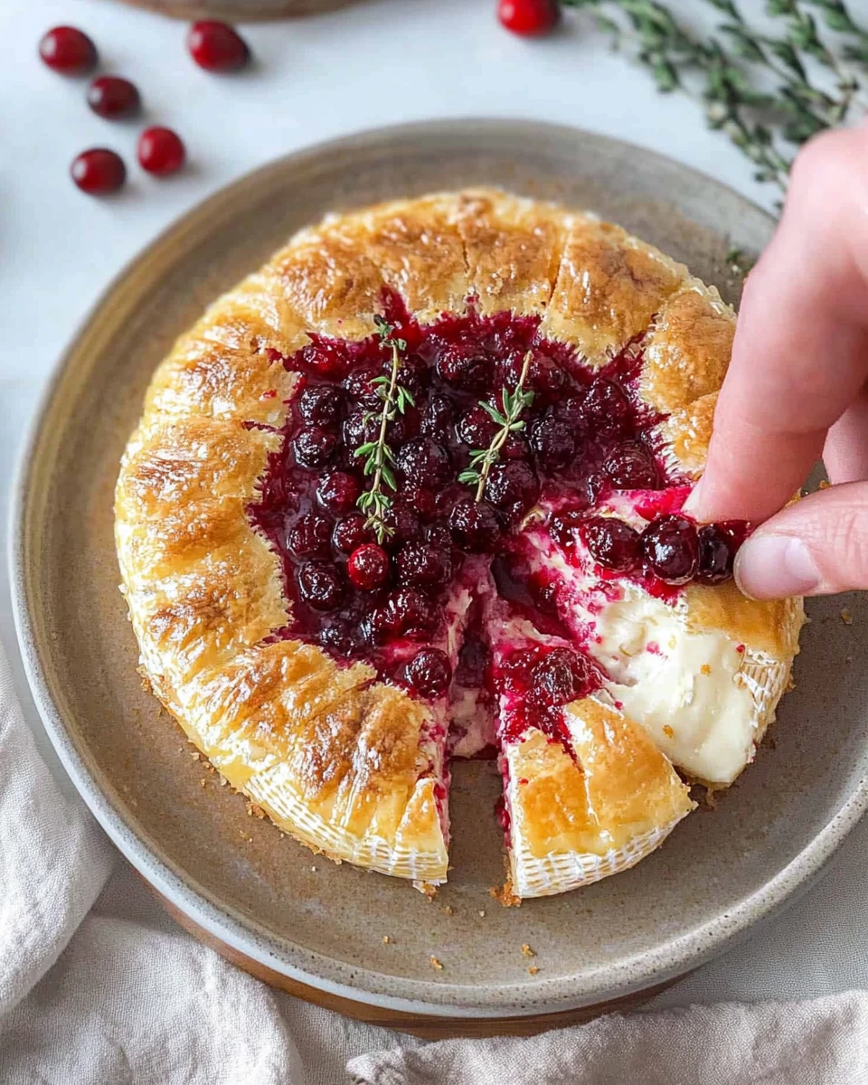 Cranberry Baked Brie