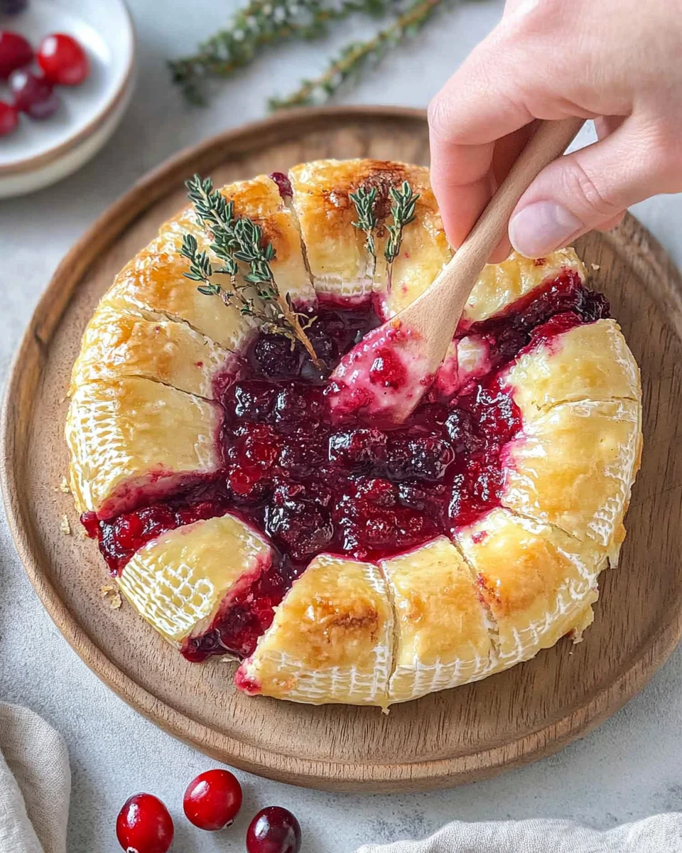 Cranberry Baked Brie