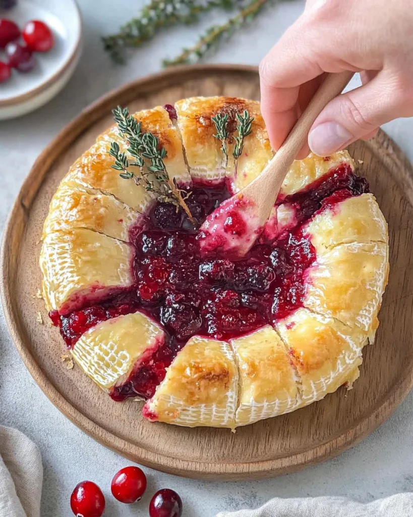 Cranberry Baked Brie