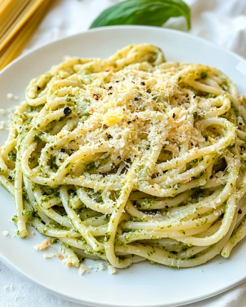 Creamy Lemon Pesto Pasta