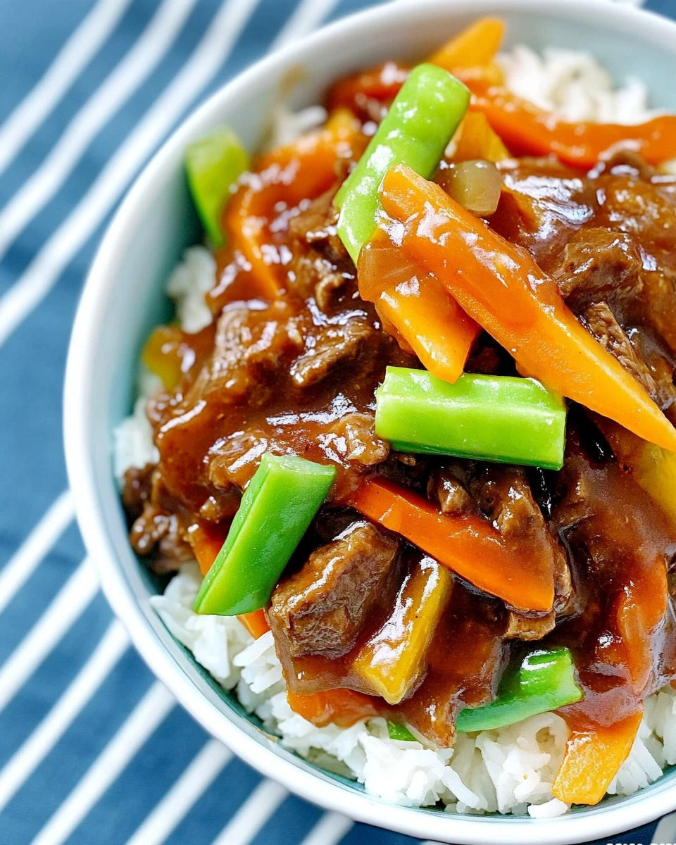 Crock-Pot Sweet & Sour Beef