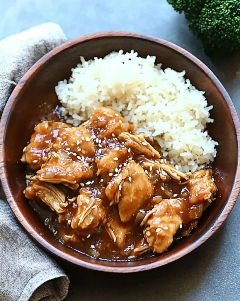Crockpot Sesame Chicken