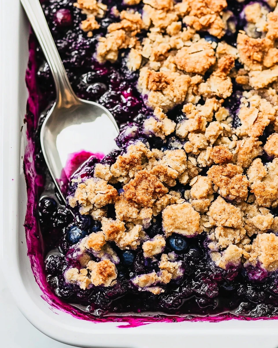 Easy Blueberry Crisp