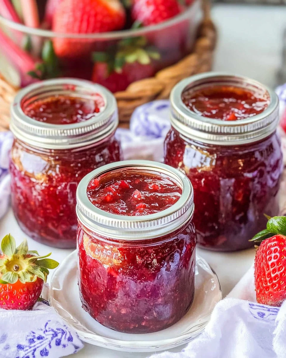 Easy Strawberry Rhubarb Jam