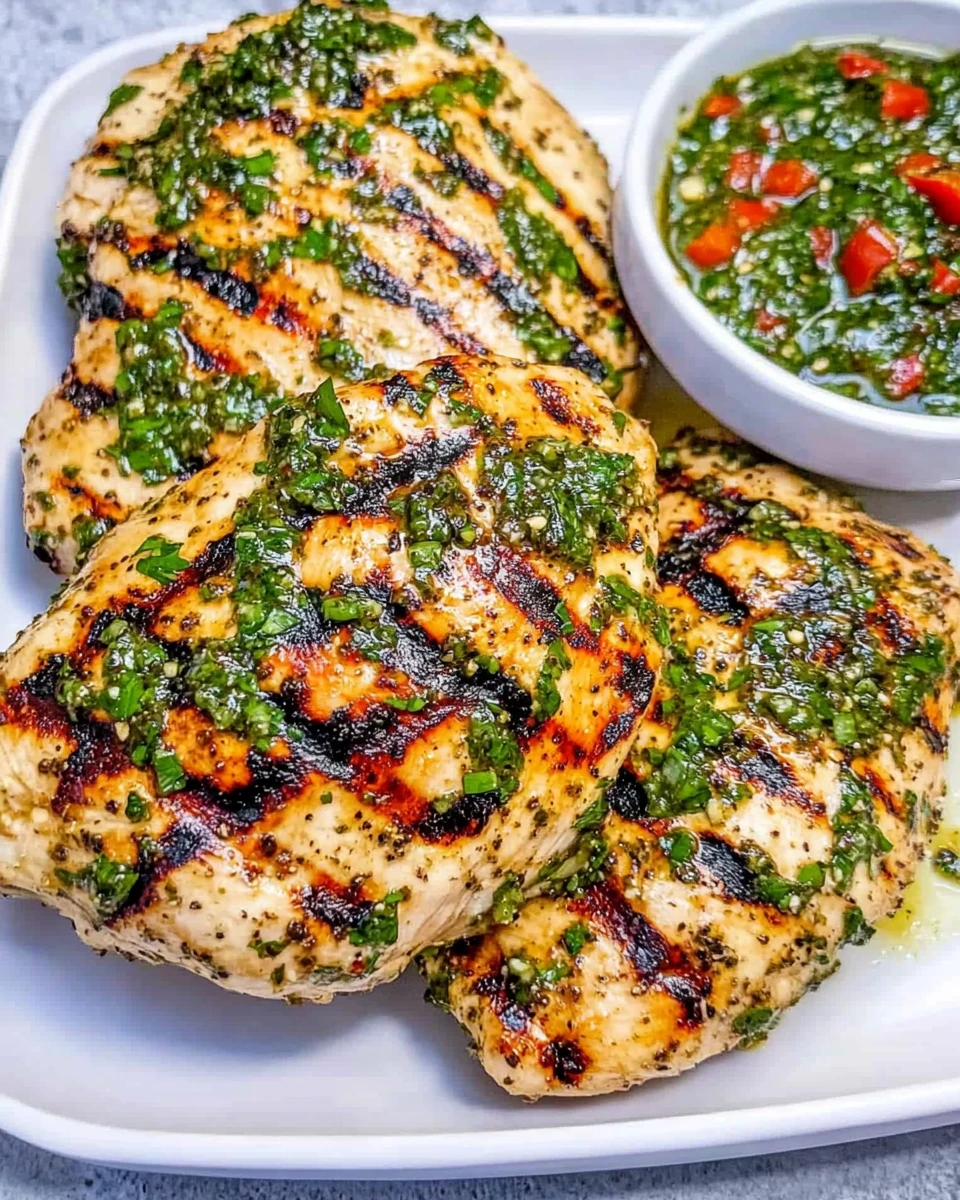 Grilled Chimichurri Chicken