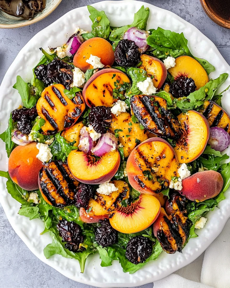 Grilled Peach Salad