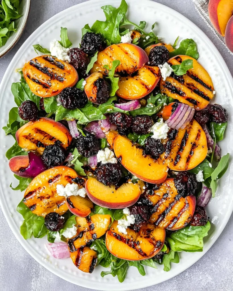 Grilled Peach Salad