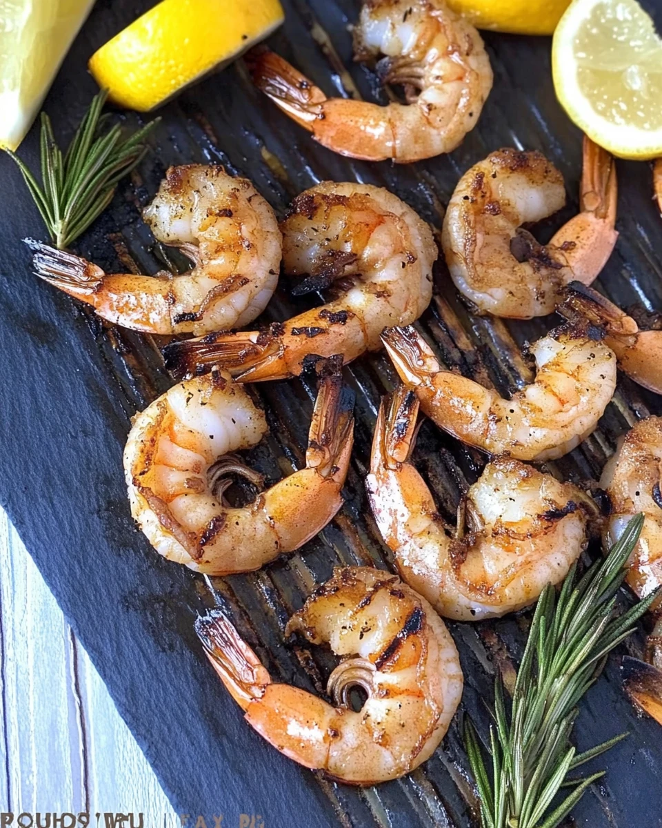 Grilled Shrimp with Rosemary