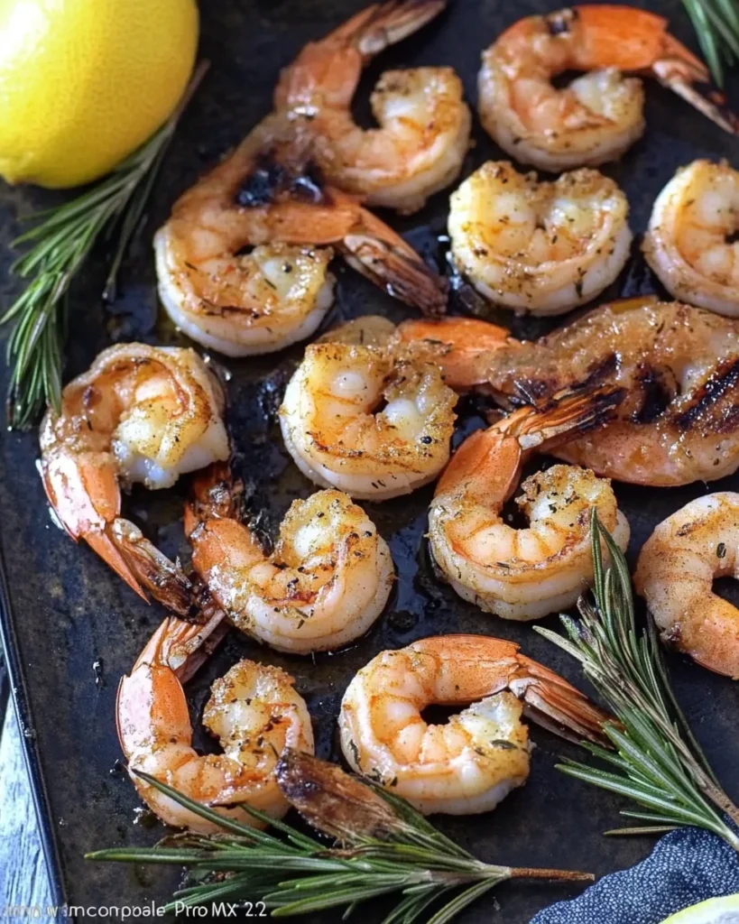 Grilled Shrimp with Rosemary