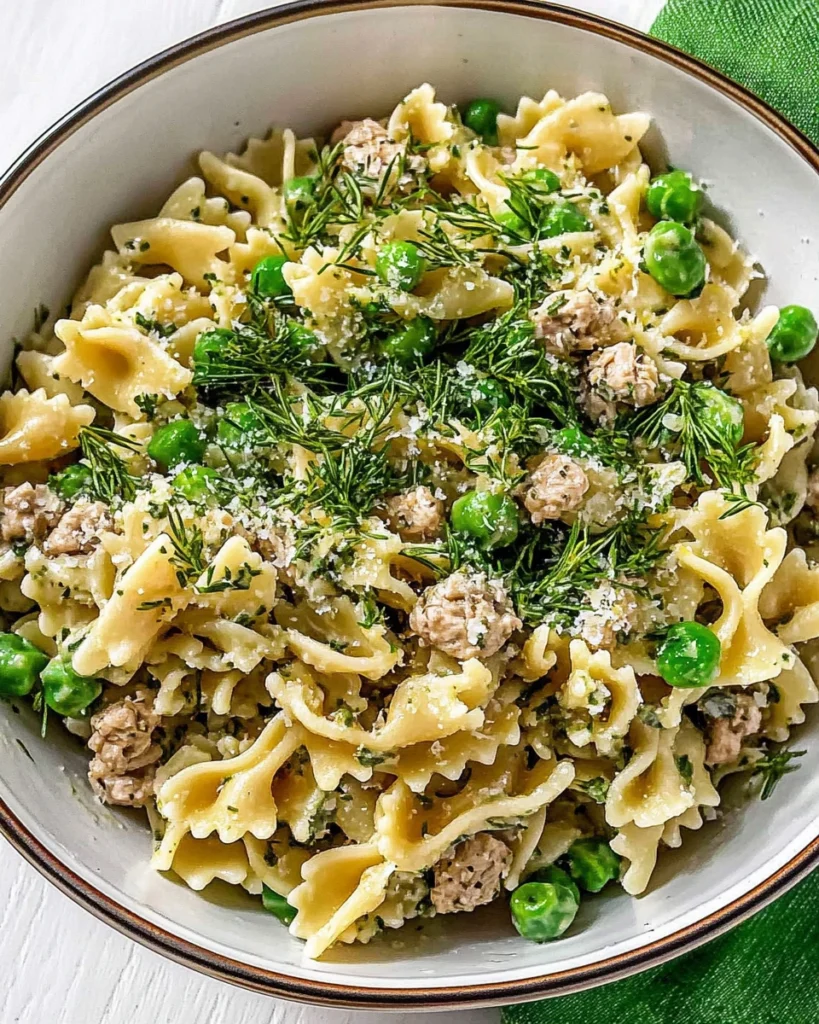 Herby Spring Pasta Salad with Protein