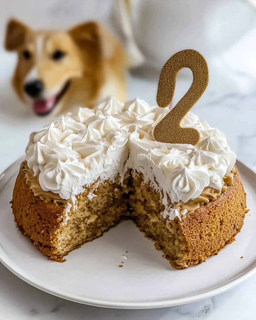 Homemade Dog Birthday Cake