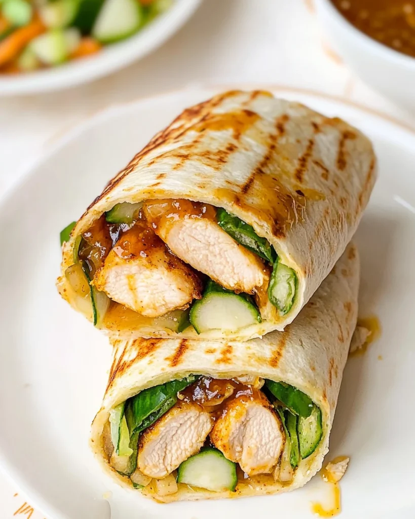 Honey Mustard Chicken Wrap