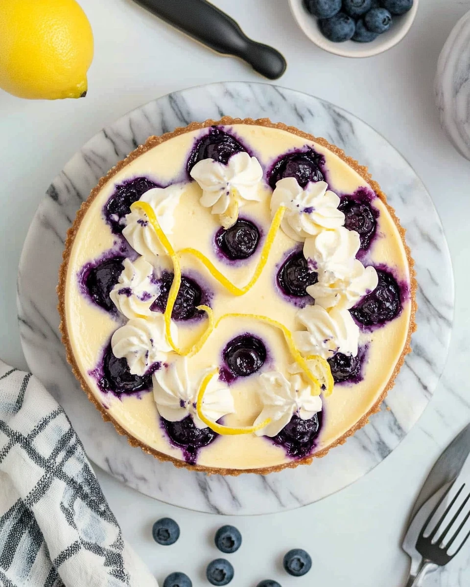 Lemon Blueberry Cheesecake