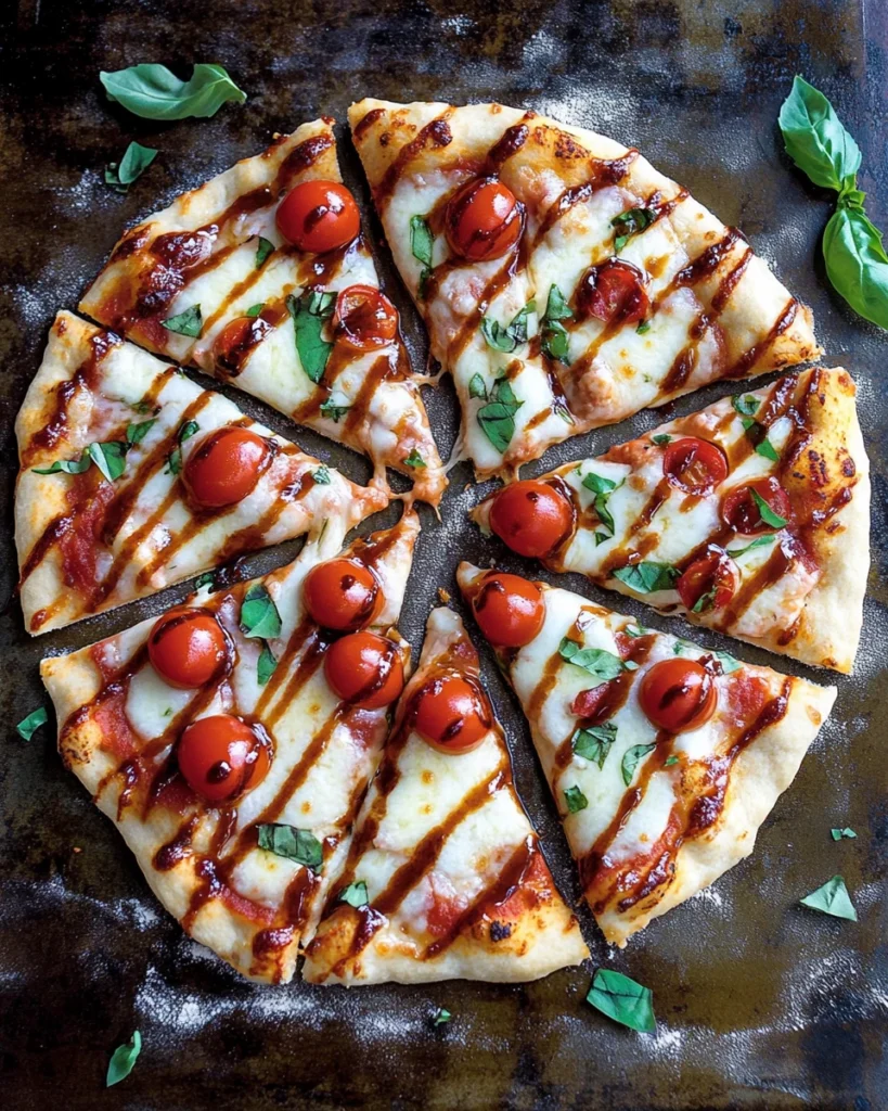 Margherita Flatbread Pizza