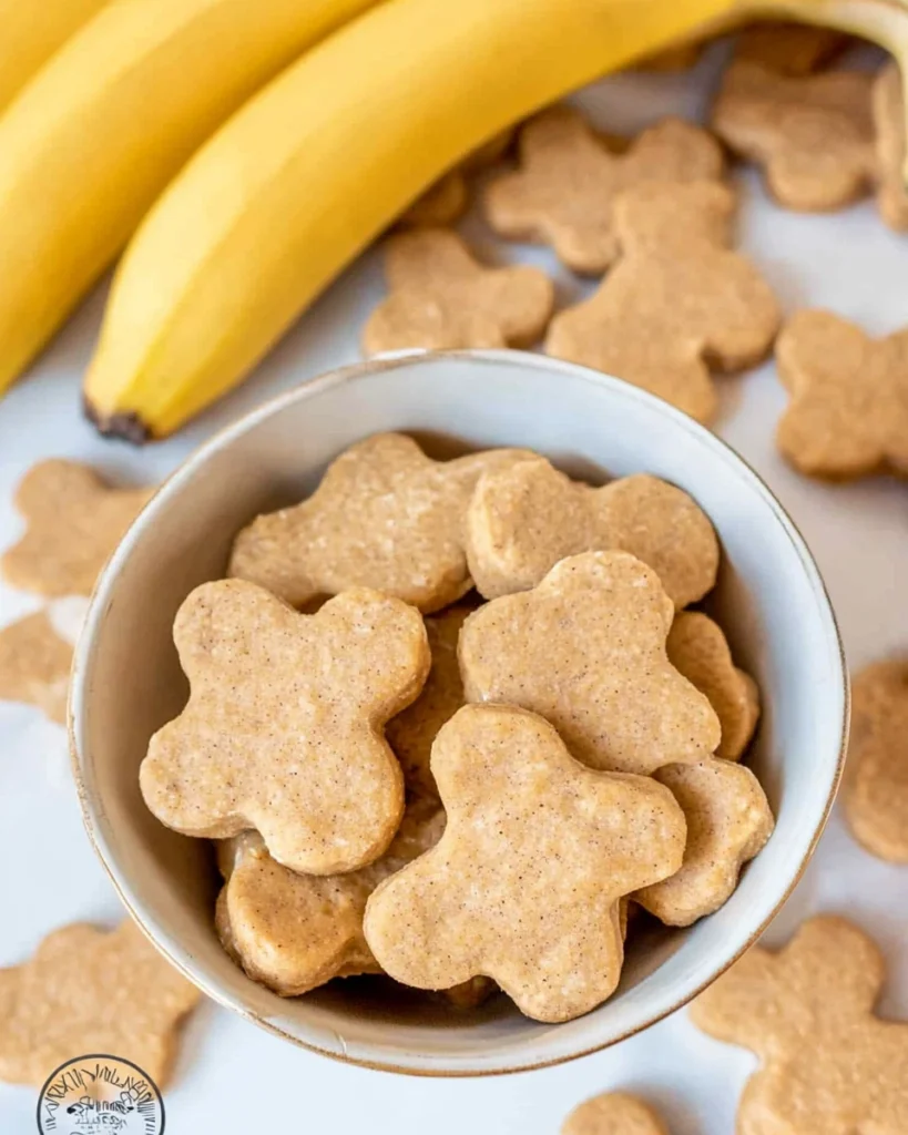 Peanut Butter Banana Dog Treats