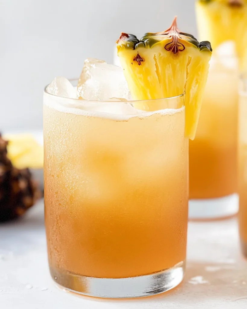 Pineapple Ginger Beer Mocktail
