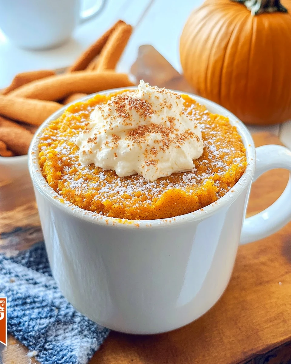 Pumpkin Mug Cake