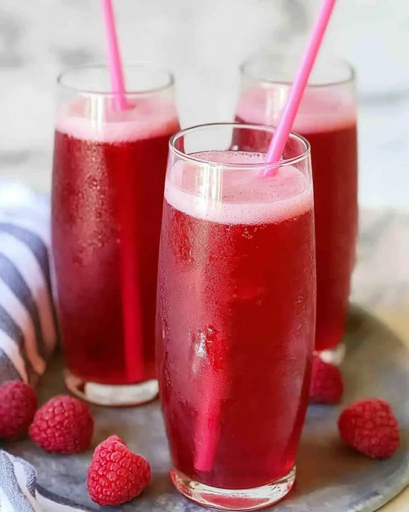 Raspberry Vanilla Soda
