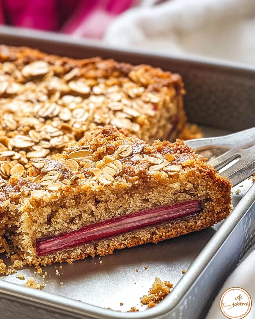 Rhubarb Coffee Cake