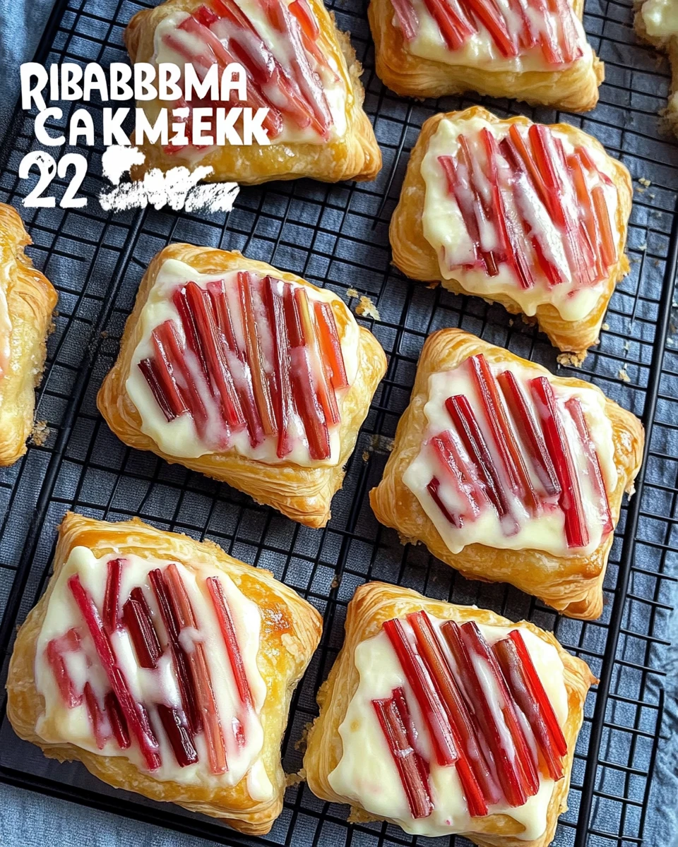 Rhubarb Cream Cheese Danish