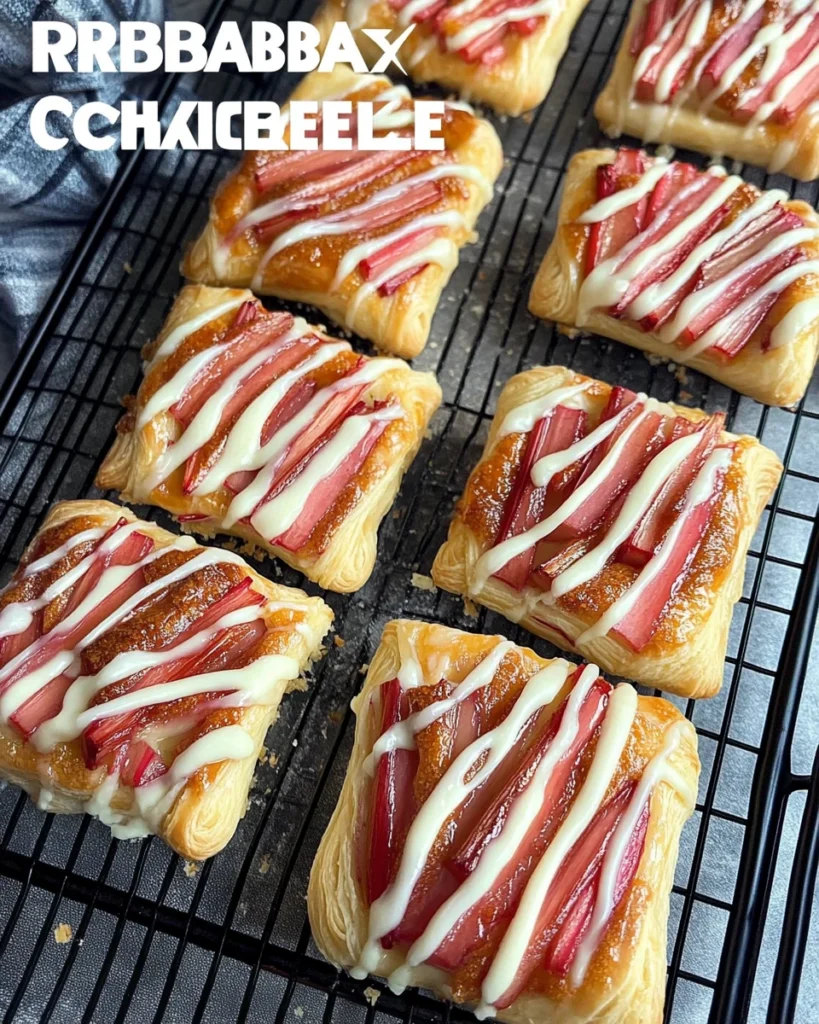 Rhubarb Cream Cheese Danish