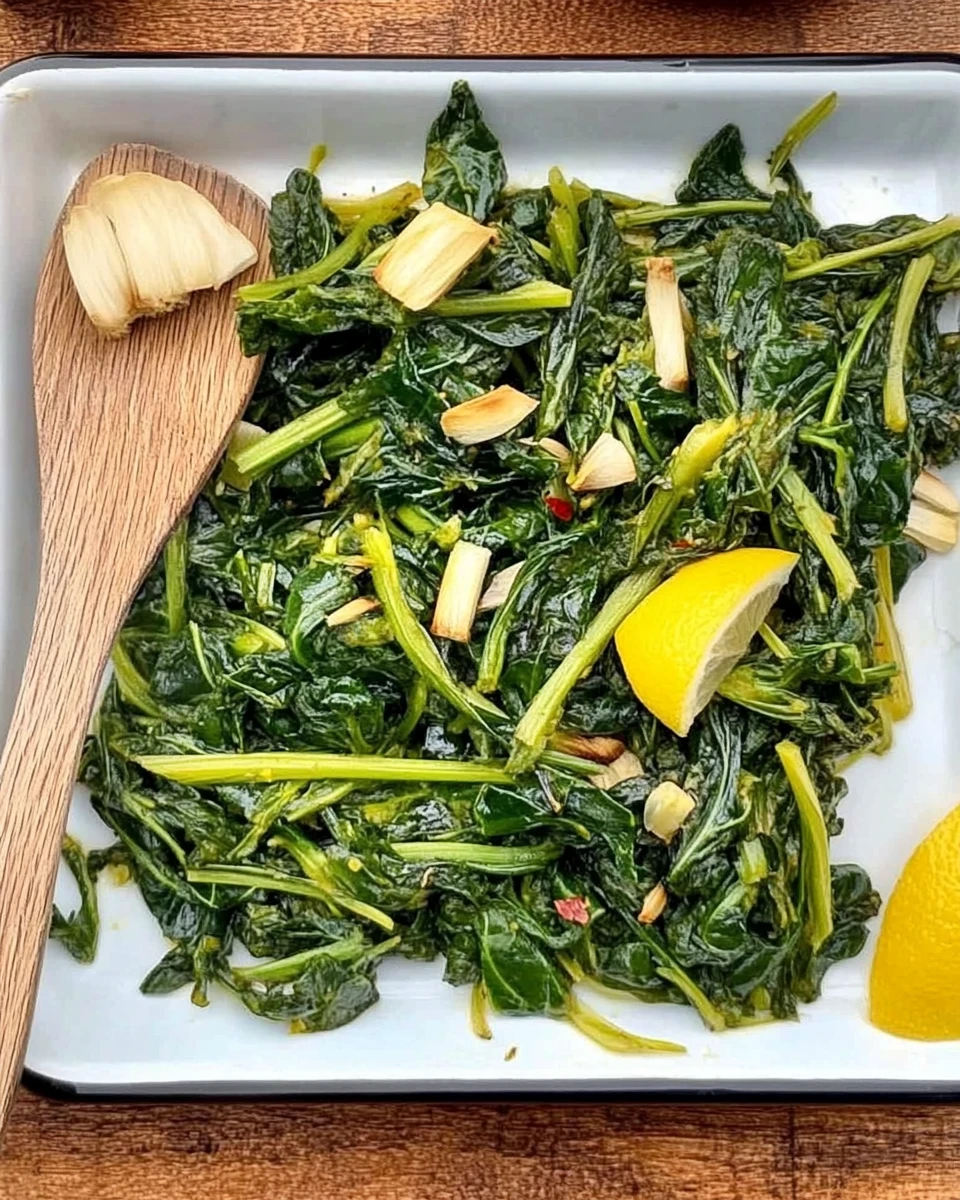 Sautéed Dandelion Greens