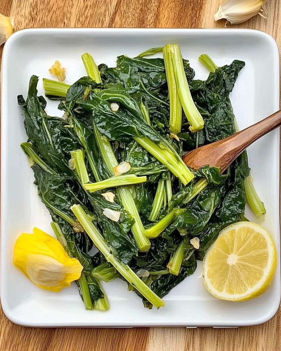 Sautéed Dandelion Greens