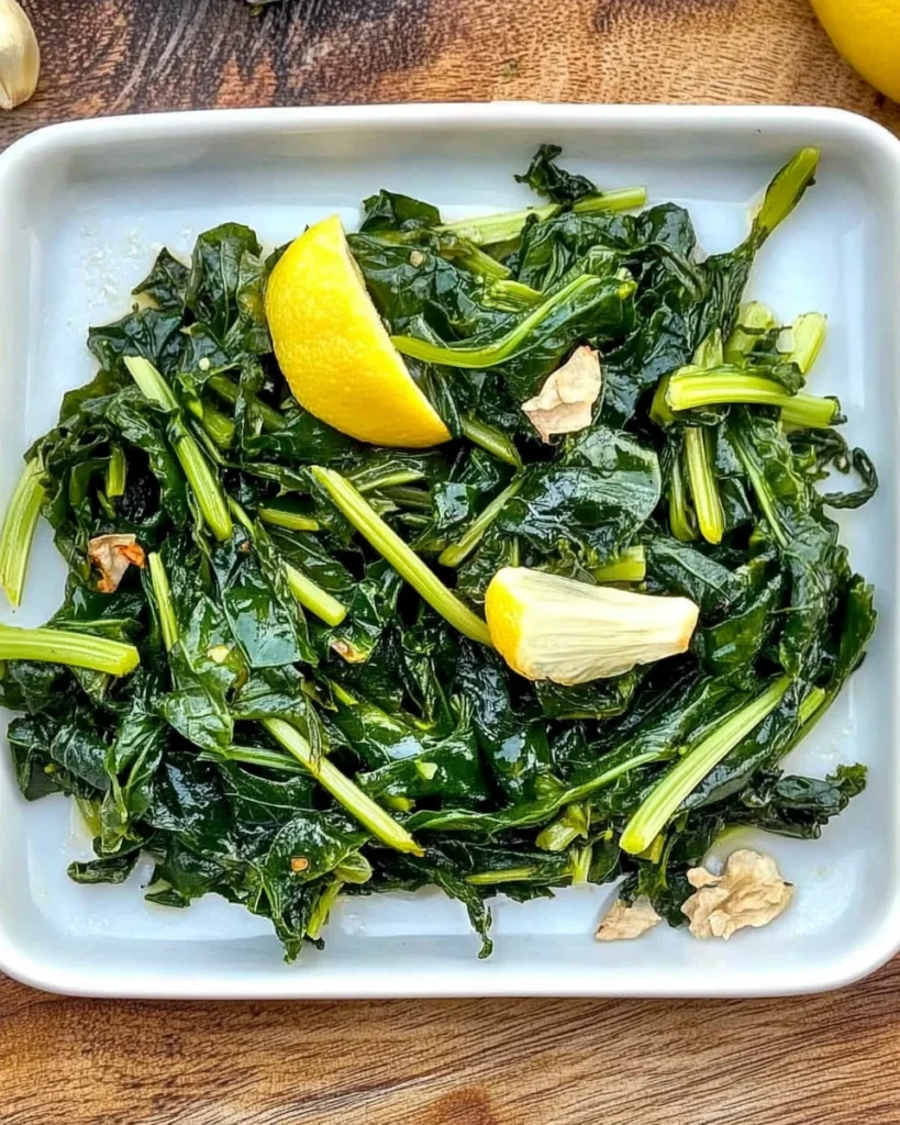 Sautéed Dandelion Greens