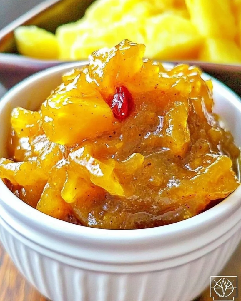 Spicy Caribbean Pineapple or Mango Chutney