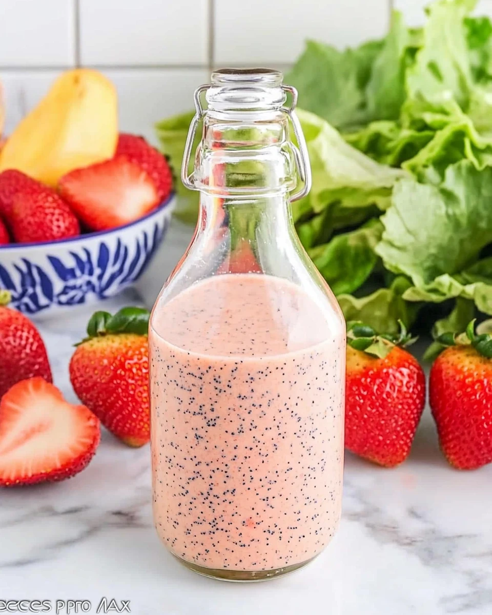 Strawberry Poppy Seed Salad Dressing