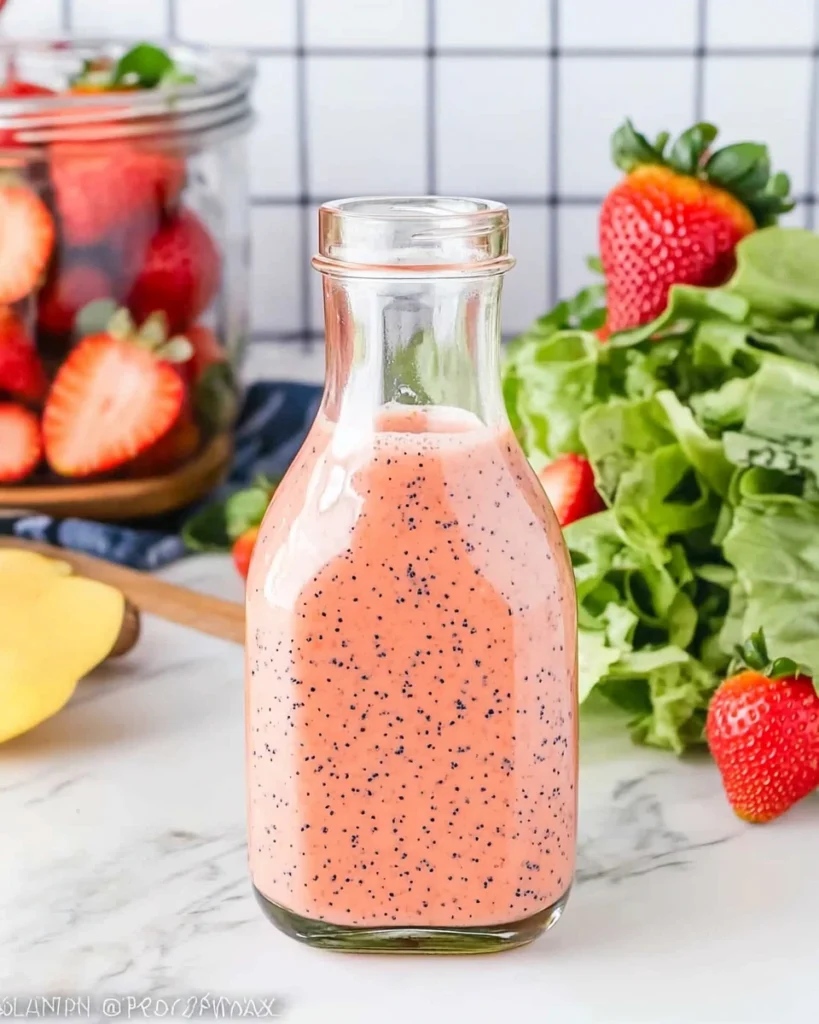 Strawberry Poppy Seed Salad Dressing
