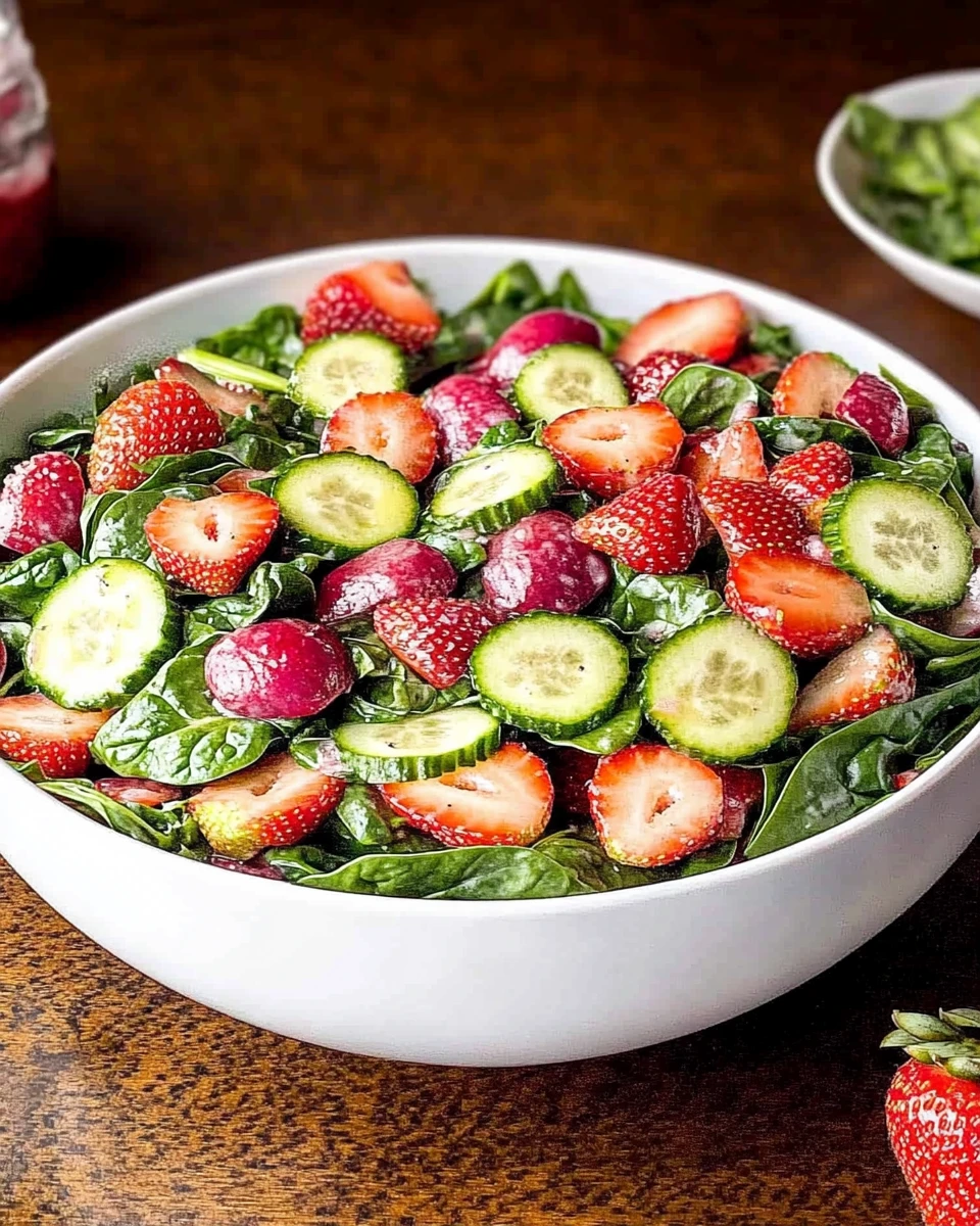 Strawberry Spinach Salad
