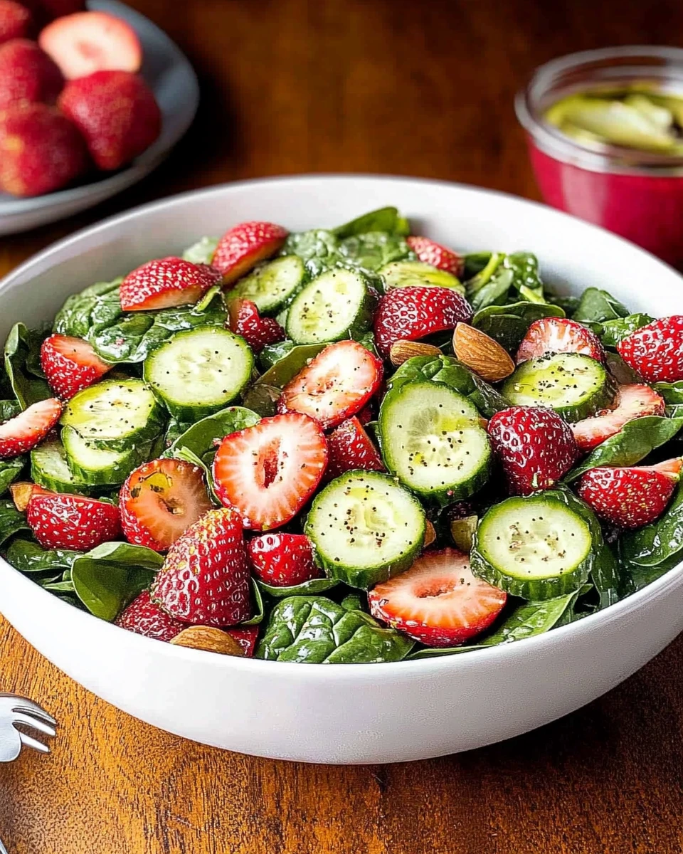 Strawberry Spinach Salad