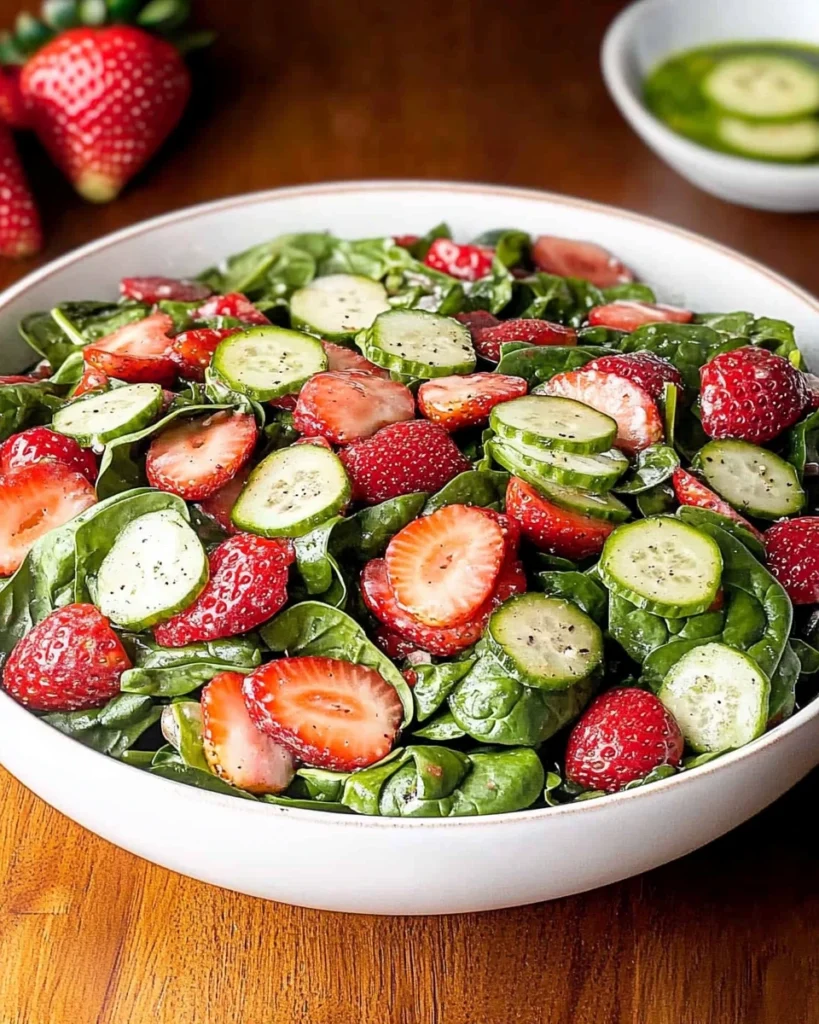 Strawberry Spinach Salad