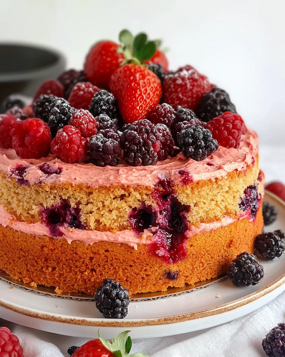 Summer Berry Cake