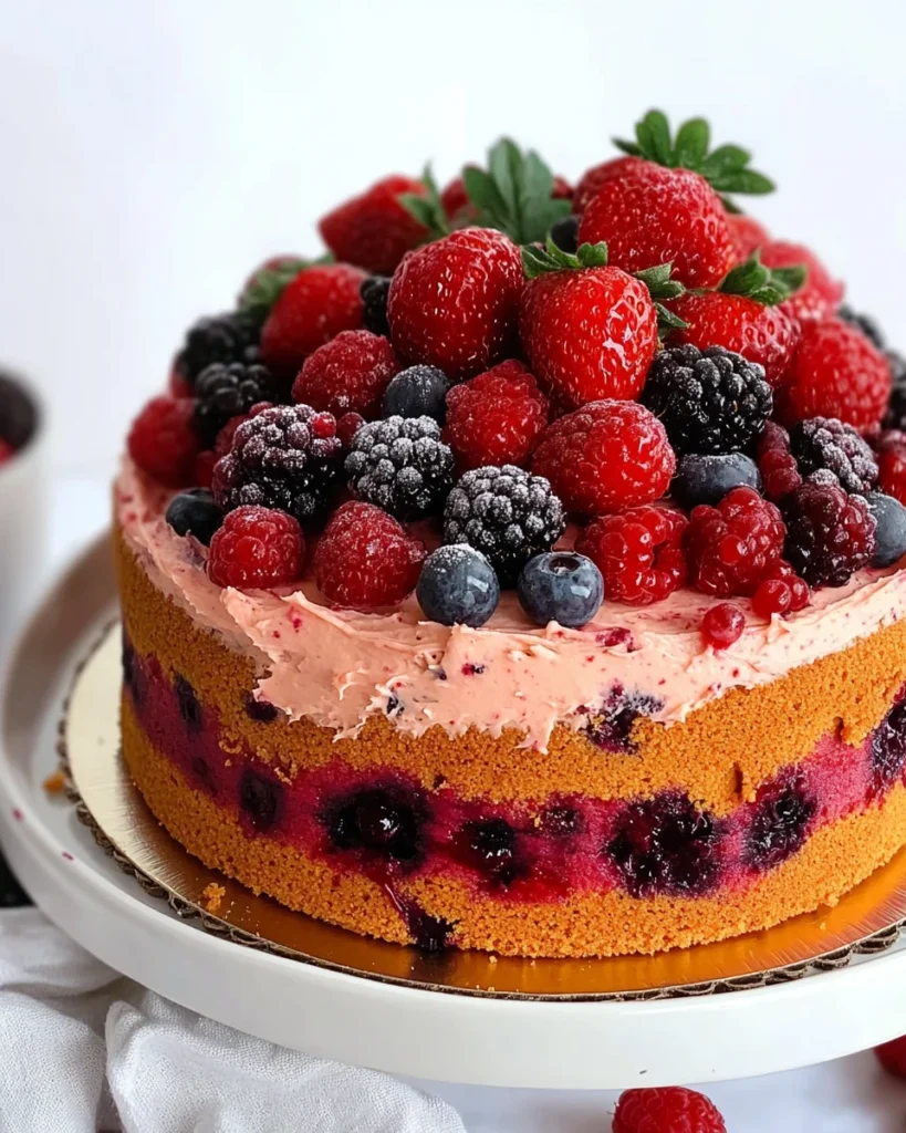 Summer Berry Cake