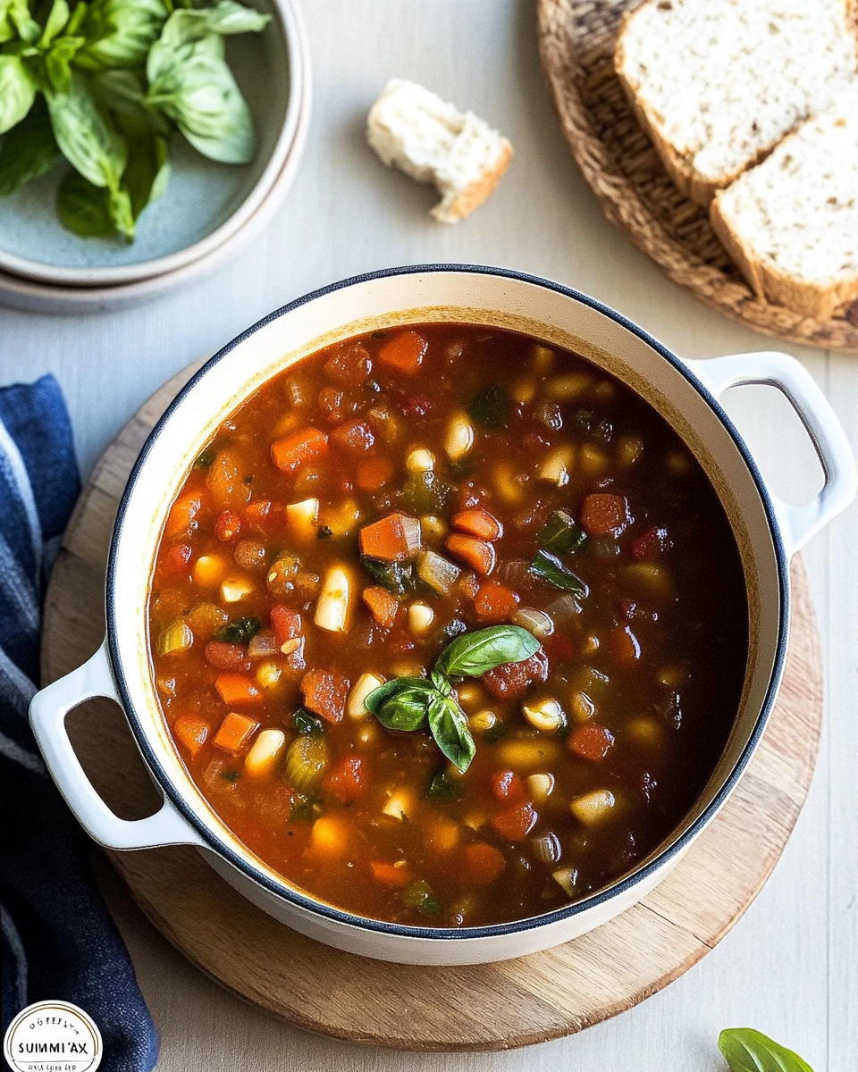 Summer Minestrone Soup