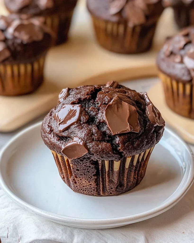 Triple Chocolate Muffins