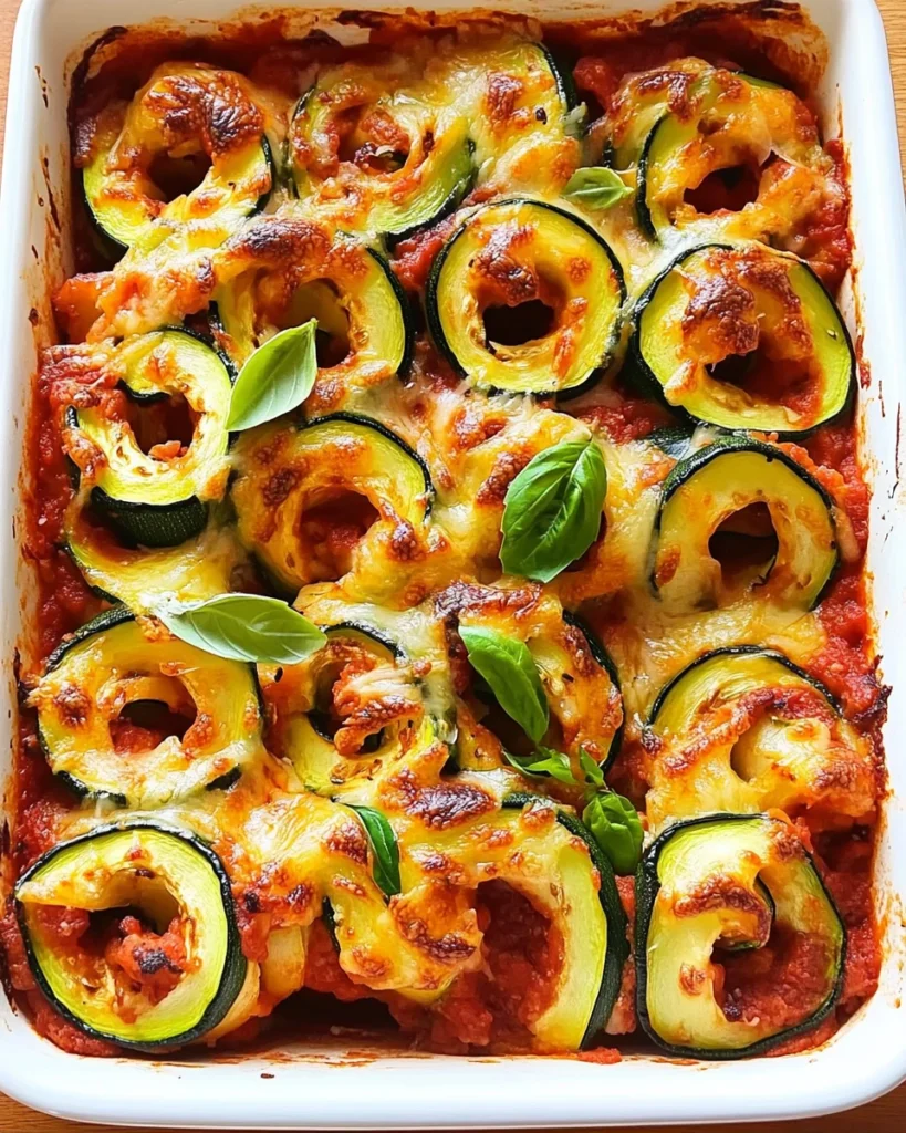 Vegetarian Zucchini Lasagna Spirals