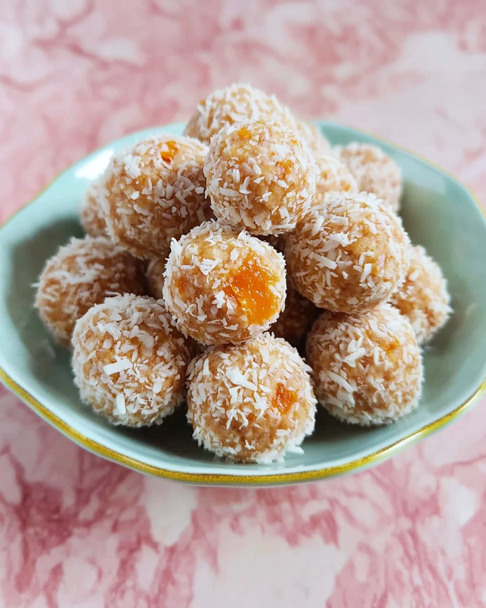 Apricot Coconut Bliss Balls