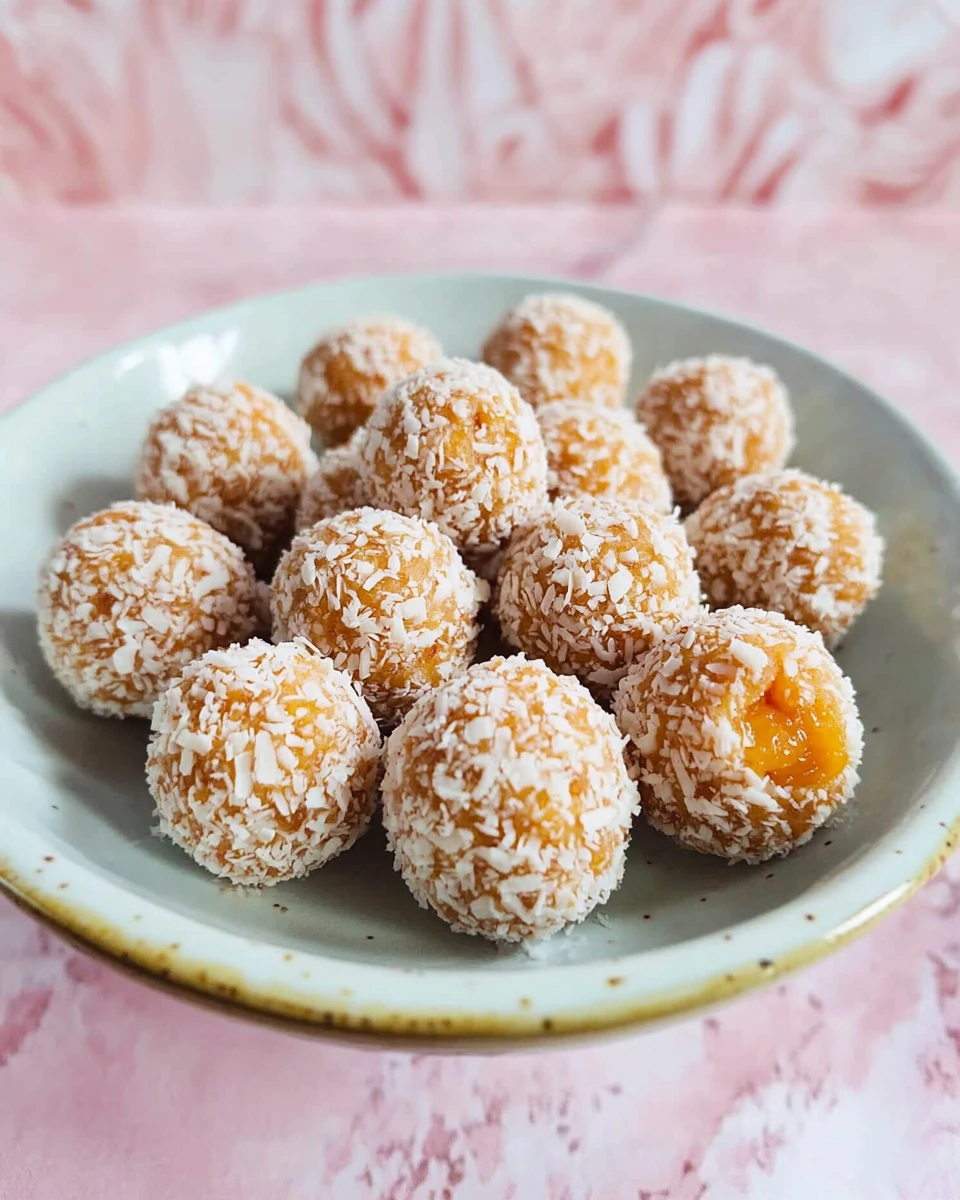 Apricot Coconut Bliss Balls