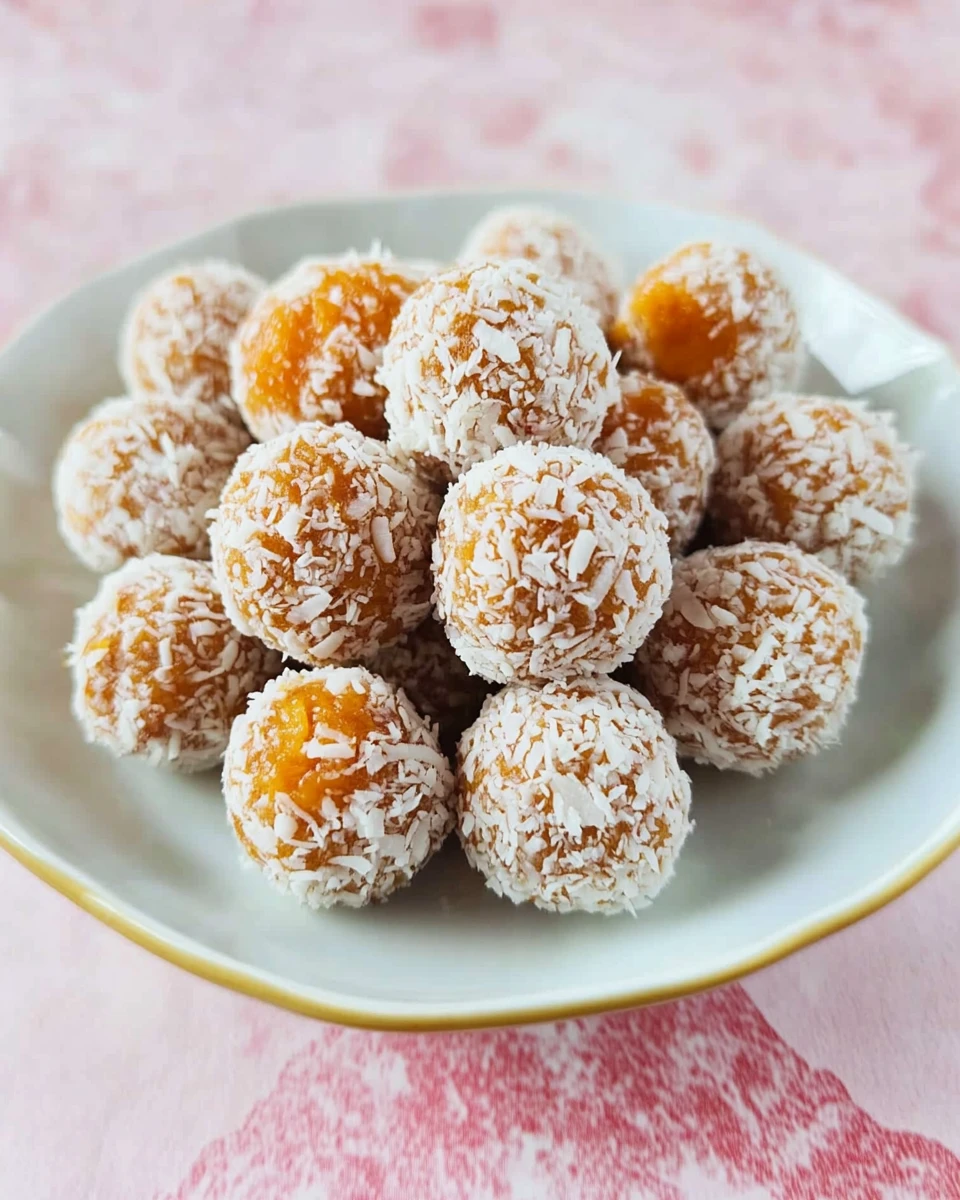 Apricot Coconut Bliss Balls