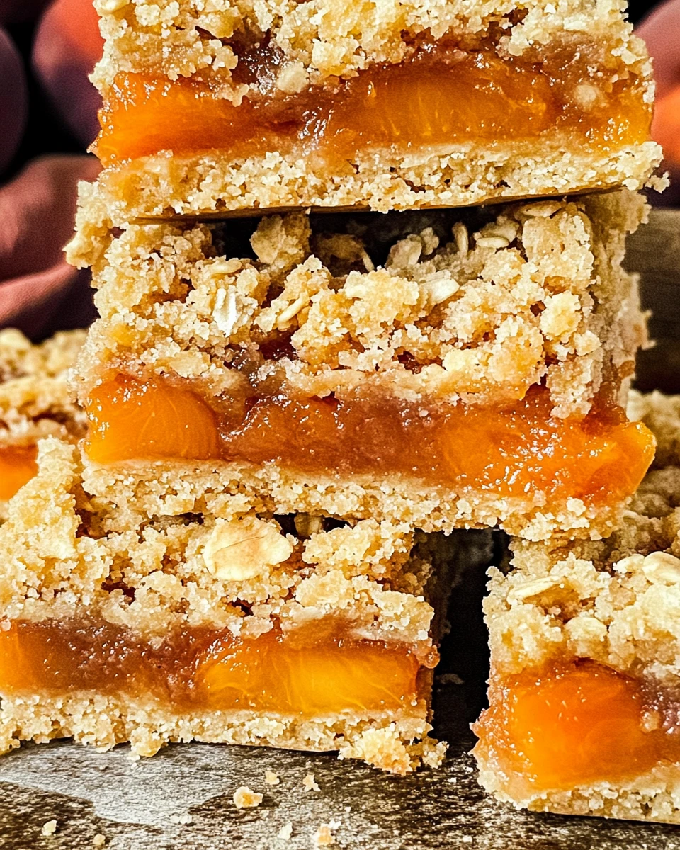 Apricot Crumble Bars