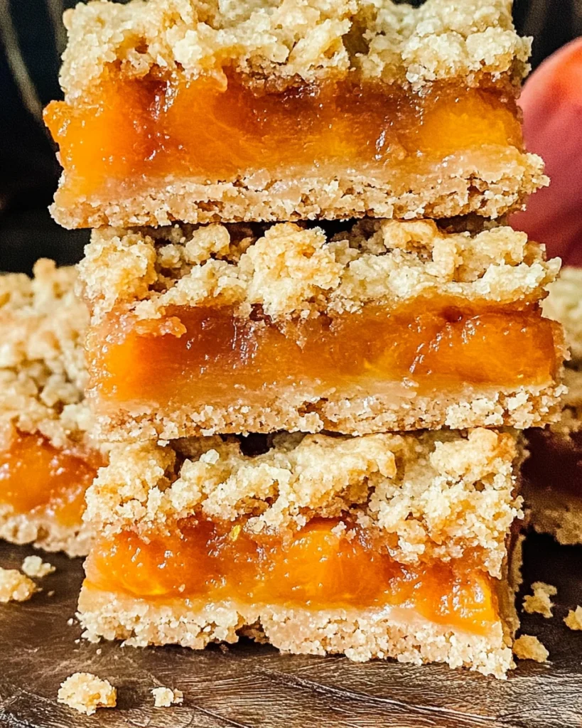 Apricot Crumble Bars
