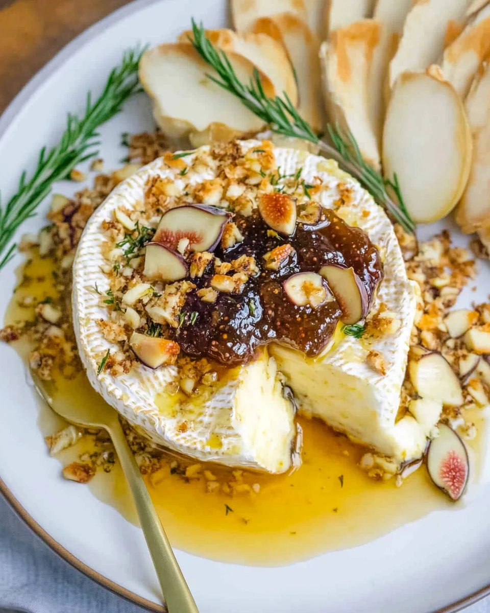 Baked Brie with Fig Jam