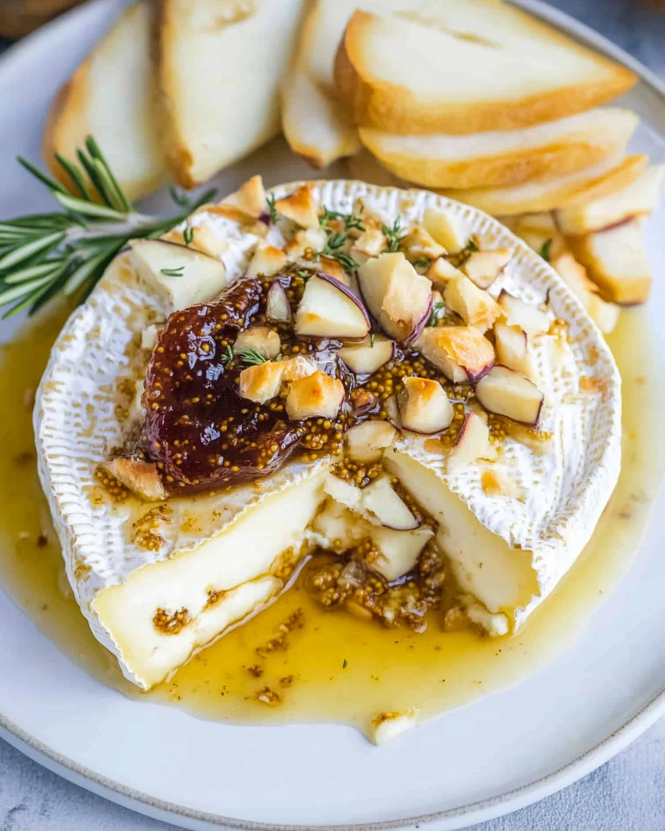 Baked Brie with Fig Jam