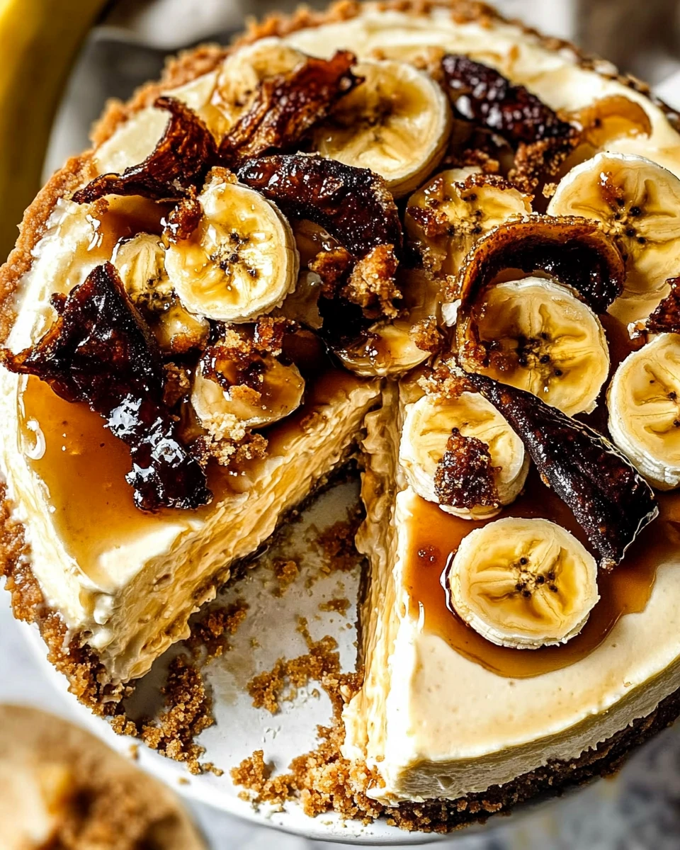 Bananas Foster Cheesecake