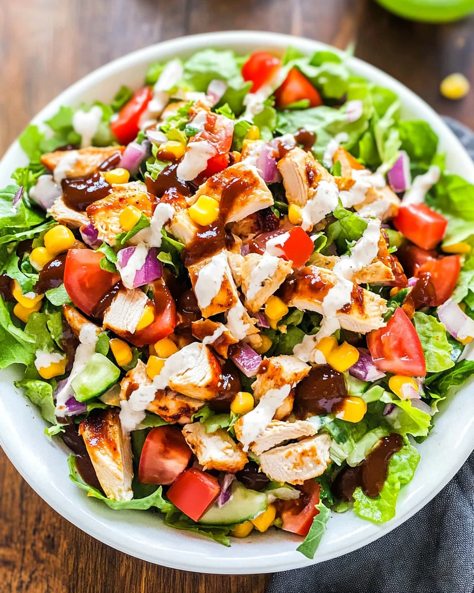 BBQ Chicken Salad
