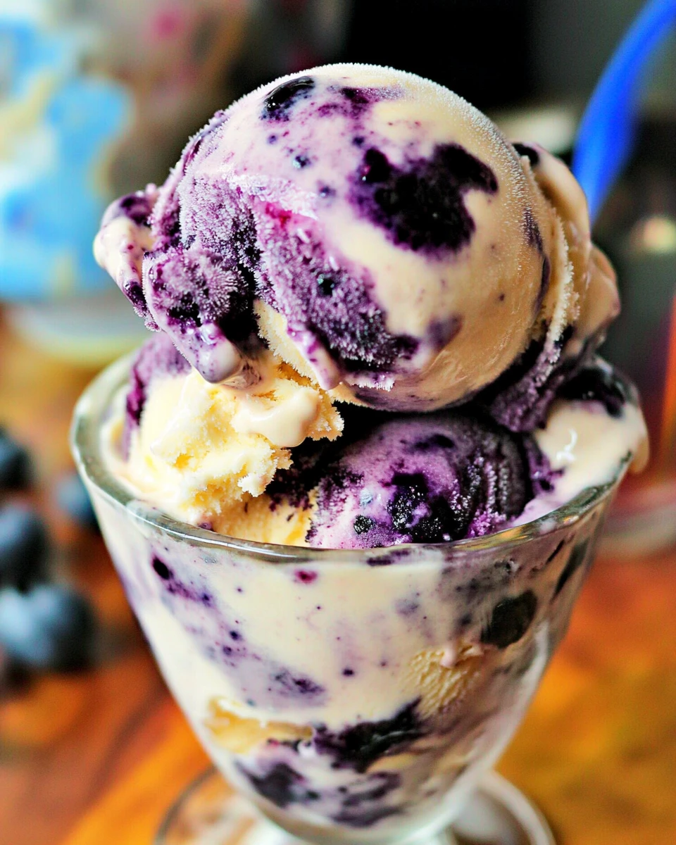 Blueberry Cheesecake Ice Cream